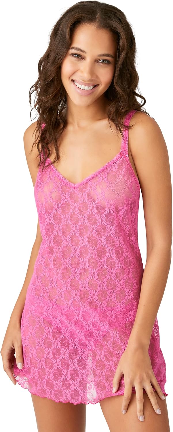 Women's womens Kiss Sheer Chemise Lingerie Women's womens Kiss Sheer Chemise Lingerie