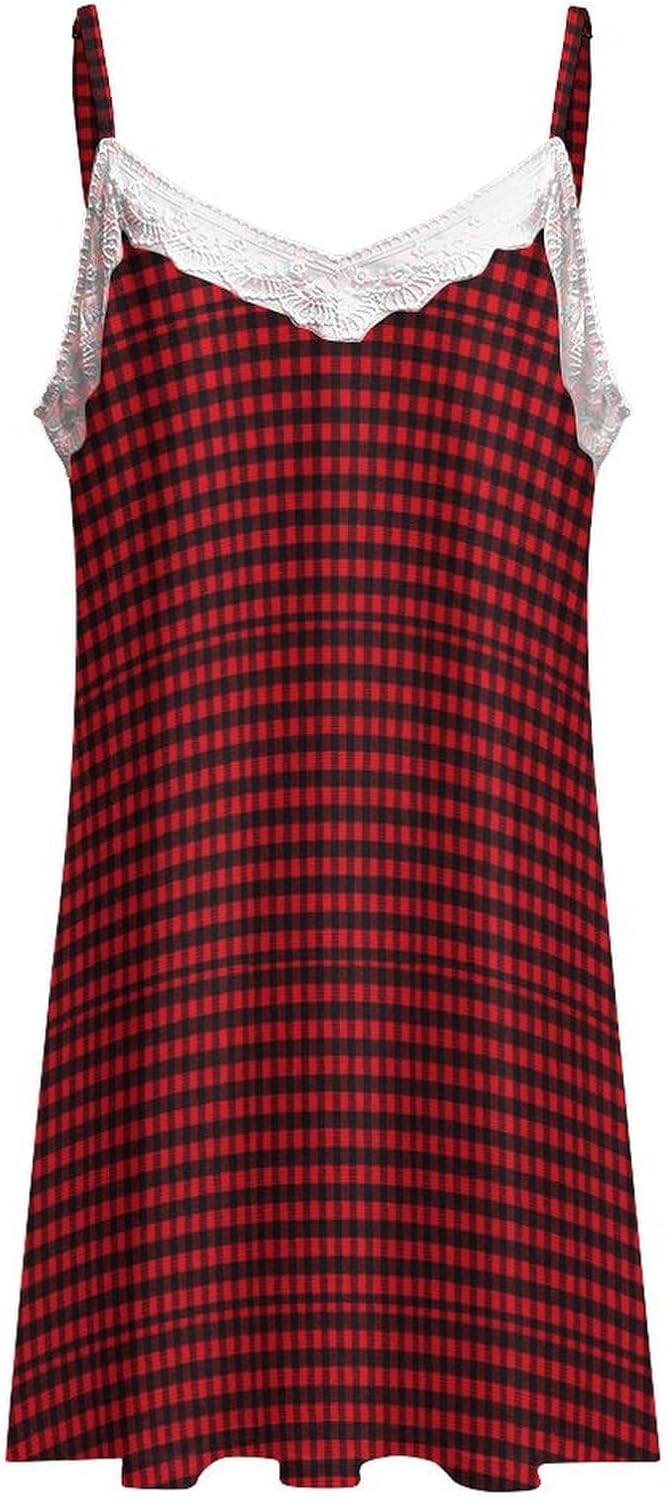 Women's Sleeveless Nightgown Sleepwear Spaghetti Strap Sleepdress 4X