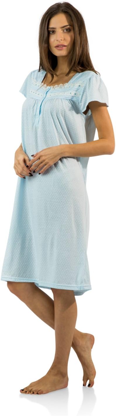 Women's Botanic Short Sleeve Nightgown Women's Botanic Short Sleeve Nightgown